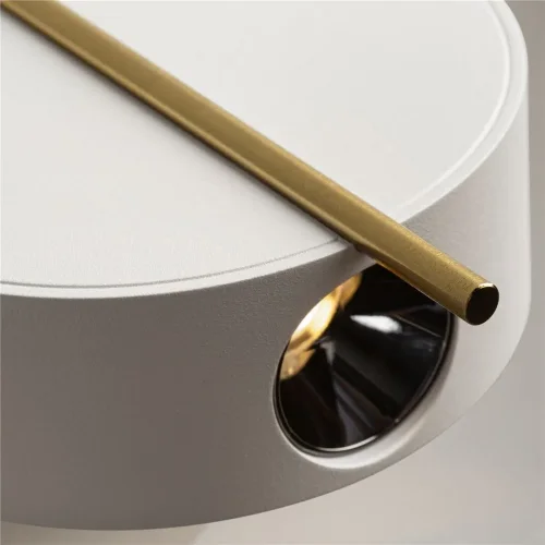 Настенный светильник (бра) Nuance 3000К 4Вт (Белый и Латунь) - фото 12