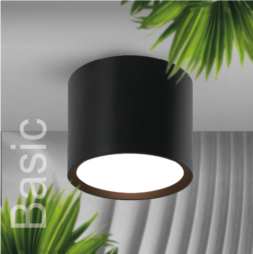 Светильник WOLTA WSL-GX53/01BL под лампу GX53 Черный BASIC - фото 1.