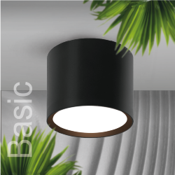 Светильник WOLTA WSL-GX53/01BL под лампу GX53 Черный BASIC