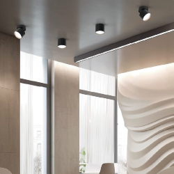 Светильник WOLTA WSL-GX53/01BL под лампу GX53 Черный BASIC