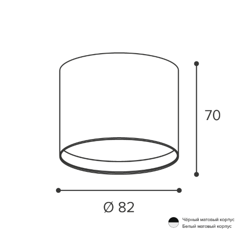 Светильник WOLTA WSL-GX53/01BL под лампу GX53 Черный BASIC - фото 3.
