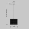 Подвесной светильник Freya FR5483PL-01B (Черный) - фото 6
