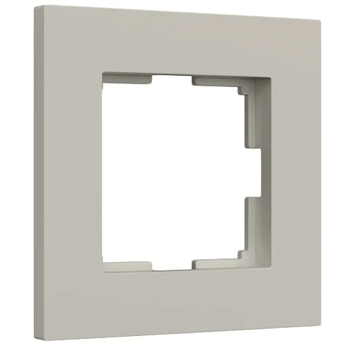 W0012917/ Рамка на 1 пост Slab (дымчатый софт) W0012917 - фото