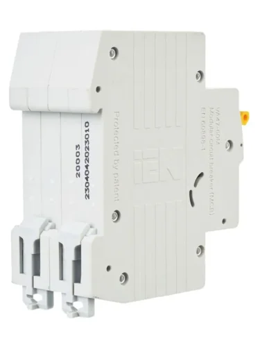 Выключатель автоматический модульный 2п C 10А 6кА ВА47-60M KARAT IEK MVA31-2-010-C - фото 3