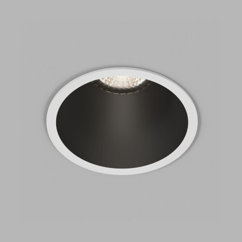 DK3026-WB Встраиваемый светильник, IP 20, 10 Вт, GU5.3, LED, белый/черный, пластик.