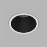 DK3026-WB Встраиваемый светильник, IP 20, 10 Вт, GU5.3, LED, белый/черный, пластик. Фото 2