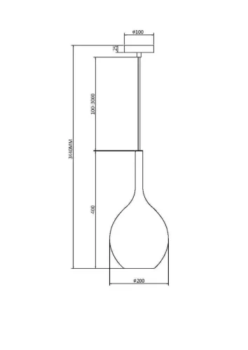 Подвесной светильник Duality E27х1 (Черный) - фото 10