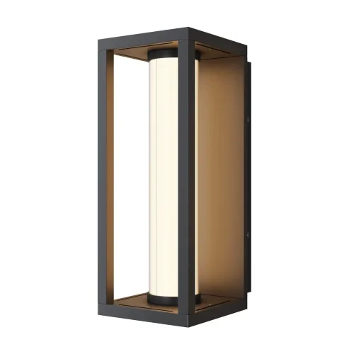 Настенный светильник (бра) Экспо / Expo 3000К 12Вт IP 54 (Черный) O480WL-L12B3K - фото