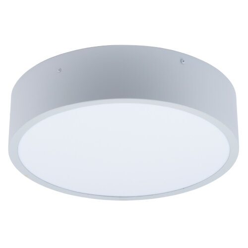 ULO-K40A 30W-4000К-R40 IP40 LIGHT GREY Светильник светодиодный накладной, Белый свет 4000K, Диаметр 400мм, Корпус светло-серый - фото 1