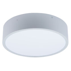 ULO-K40A 30W-4000К-R40 IP40 LIGHT GREY Светильник светодиодный накладной, Белый свет 4000K, Диаметр 400мм, Корпус светло-серый