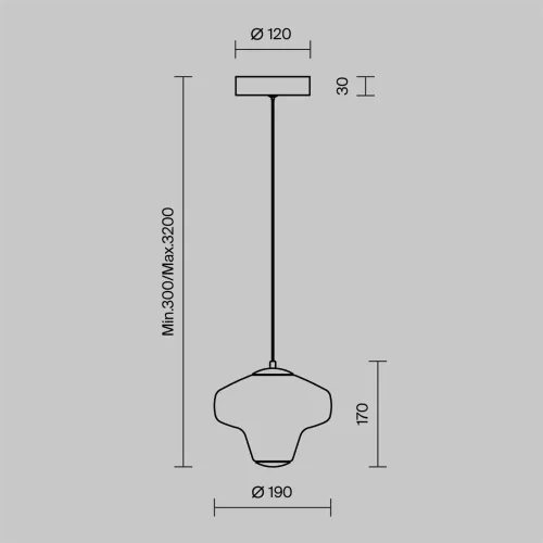Подвесной светильник Sirocco 3000K 6Вт (Латунь) - фото 3