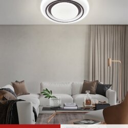 Светильник светодиодный COMFORT AURORA 75Вт 230В 3000-6500K 6000Лм 480x80мм с пультом ДУ IN HOME