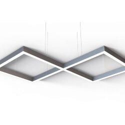 L-образный алюминиевый соединитель профиля 7050 серый