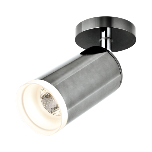 Светильник накладной светодиодный LUMIN'ARTE SPOT04 10W LED, 4000K, 750лм, D68x256мм, корп.металл, хром 1/20 - фото.