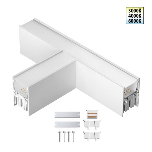 Светильник соединитель «Т» с переключателем цветовой темперетуры «Novotech» 359610, серия: FATTO. Фото 1.