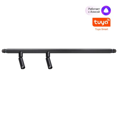 Светильник диммируемый со сменой цветовой температуры (управление - пульт ДУ/ приложение Smart Life) «Novotech» 359374, серия: GLAT. Фото 1.