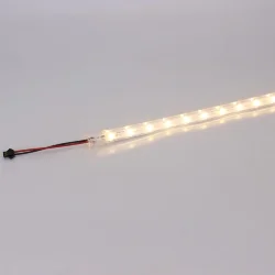 Светодиодная линейка в корпусе 2835, 25 led, 220V, 8W, 500mm, D214, day white
