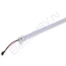 Светодиодная линейка в корпусе 2835, 25 led, 220V, 8W, 500mm, D214, day white - фото 2.
