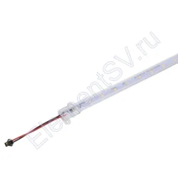 Светодиодная линейка в корпусе 2835, 25 led, 220V, 8W, 500mm, D214, day white