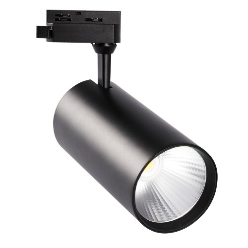 ULB-Q276 32W-4000К BLACK Светильник-прожектор светодиодный трековый, 3000 Лм, Белый свет 4000К, Корпус черный. - фото 1