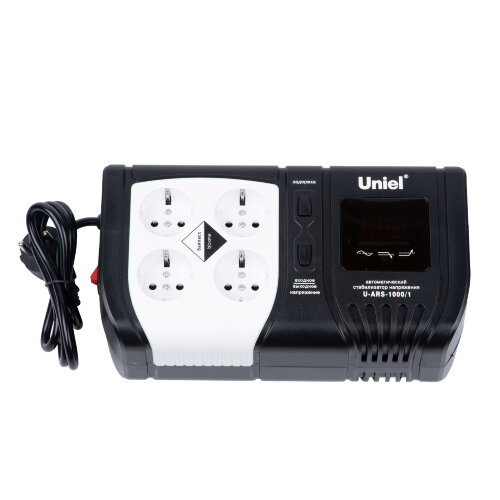 U-ARS-1000-1 Стабилизатор напряжения Uniel серии Standard Expert 1000 ВА - фото 1