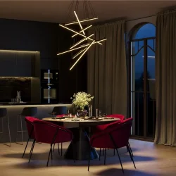 Подвесной светильник Line 3000-4000К 90Вт (Черный)