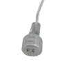 ULD-M3660-080-STA WHITE IP44 DEER-2 Фигура светодиодная каркасная Олень-2, 36х60см, 80 светодиодов, Белый свет, Провод прозрачный, TM Uniel - фото 3