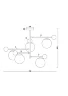 Люстра Freya FR5158PL-05BS (Медь) FR5158PL-05BS - фото 3