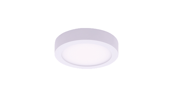 Светильник светодиодный потолочный накладной ультратонкий, серия KH, Белый, 9Вт, IP20, Теплый белый (2700-3000К), KH-R120-9-WW. Фото 2