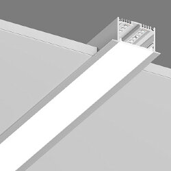 Встраиваемый алюминиевый профиль Design LED LE 6332, 2500 мм, анодированный, LE.6332-R 010358