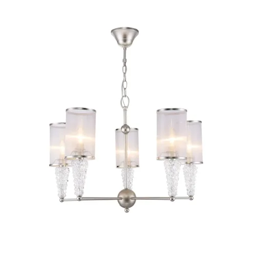 Дизайн серии Vilena соединяет в себе классический и современный стили, взяв из них самое лучшее. Благодаря этому светильники могут дополнить практически любой интерьер. Арматура сделана из металла цвета матового золота и стекла, абажуры – из прозрачной тк