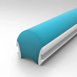 Светорассеивающий силиконовый профиль SK17 (9mm, ice blue)