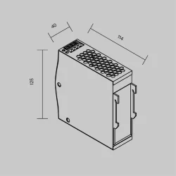 Источник напряжения PSL015 24В 120Вт IP 20 821012 (Серебро)