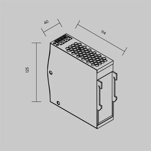 Источник напряжения PSL015 24В 120Вт IP 20 821012 (Серебро) - фото 5