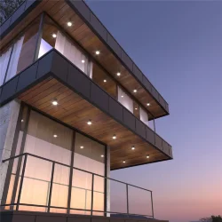 Уличный потолочный светильник Light LED 2104 IP54 35130/H серый (056270)