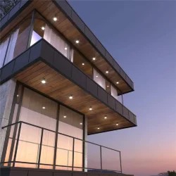 Уличный потолочный светильник Light LED 2104 IP54 35130/H серый (056270)