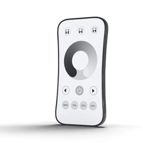 Пульт для монохромной светодиодной ленты 1 зона (Черно-белый) 01102 - фото
