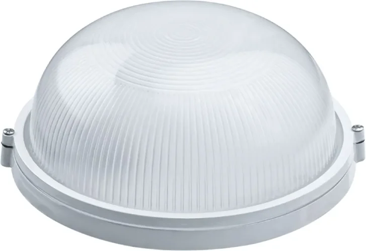 Светильник ЛОН 94 806 NBL-R1-100-E27/WH 1х100Вт E27 IP54 (аналог НПБ 1101 бел. круг 100Вт) Navigator 94806 - фото 2