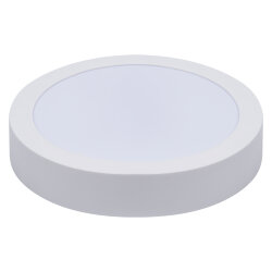 ULM-Q241 18W-4000K WHITE Светильник светодиодный накладной круглый, Белый свет 4000К, Корпус белый