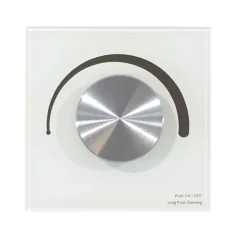 Панель T1-K White IC7 (12-24V, DIM, Rotary, RF 2.4GHz)
