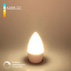 Светодиодная лампа "Свеча" Dimmable C35 7W 4200K E27 BLE2775 (063763)