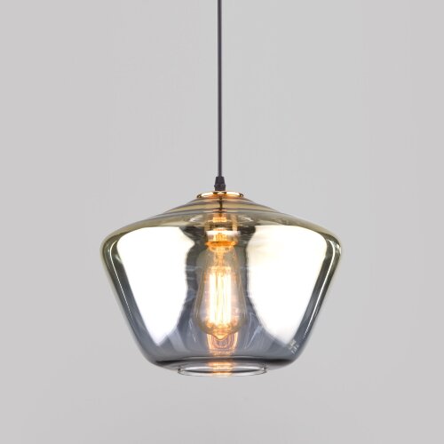 Подвесной светильник со стеклянным плафоном - фото 1