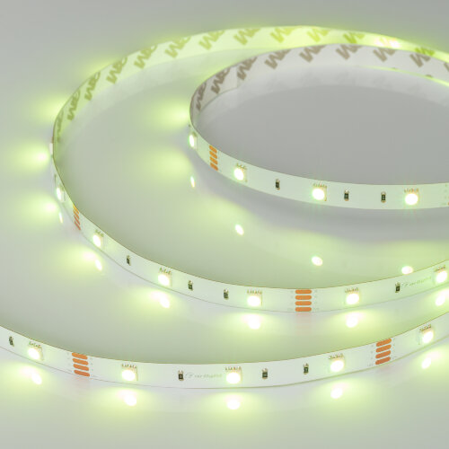 Светодиодная лента RT-B30-10mm 12V RGB (7.2 W/m, IP20, 5060, 5m) (Arlight, Открытый) - фото 1