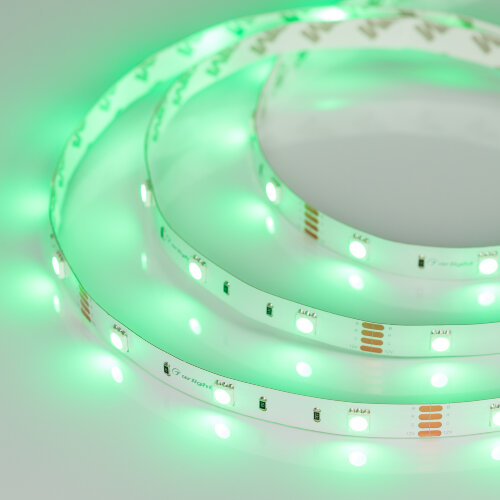 Светодиодная лента RT-B30-10mm 12V RGB (7.2 W/m, IP20, 5060, 5m) (Arlight, Открытый) - фото 5