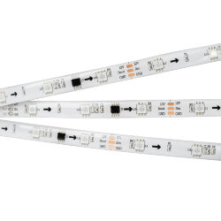 Светодиодная лента герметичная SPI-SE-В30-10mm 12V RGB-РХ3 (7.2W/m, IP65, 5060, 5m) (Arlight, бегущий огонь) 026369(2)