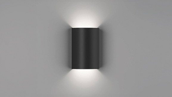 Светильник настенный GW TUBE черный, 3000K, GW-6805-6-BL-WW - фото