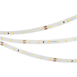 Светодиодная лента RT-А60-8mm 24V Day4000 (4.8 W/m, IP20, 2835, 5m) (Arlight, Открытый) 016144(2)
