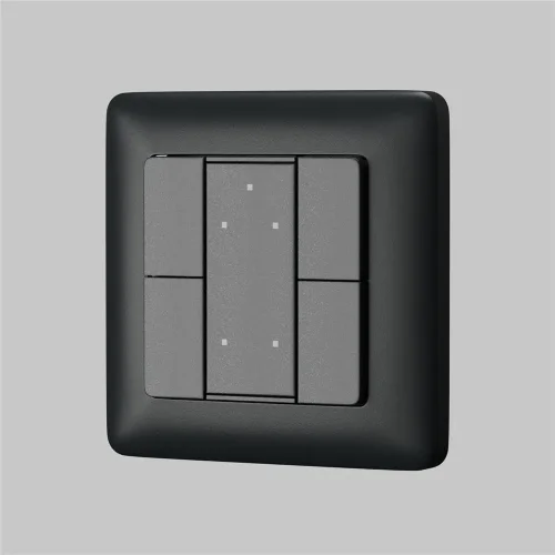 4-х кнопочная настенная панель DALI (Черный) - фото 4