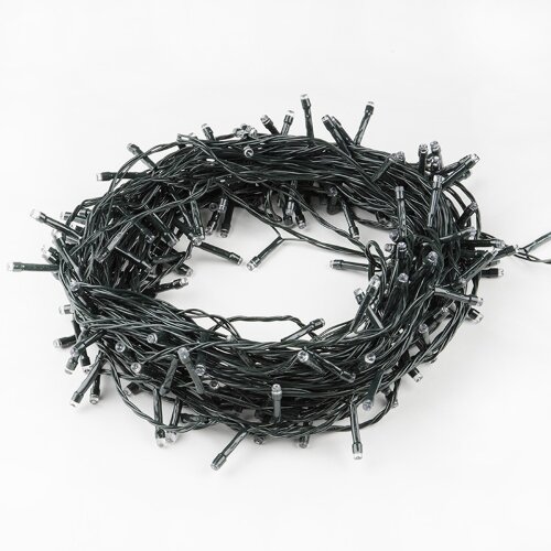 ULD-S1000-100-DGA WHITE IP20 Гирлянда светодиодная, 10м, 100 светодиодов, Белый свет, Провод зеленый - фото 3