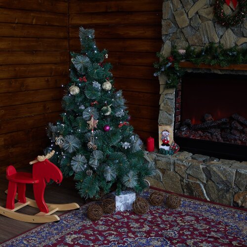 ULD-S1000-100-DGA WHITE IP20 Гирлянда светодиодная, 10м, 100 светодиодов, Белый свет, Провод зеленый - фото 5